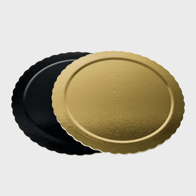Casa della Carta - Piatto Ala Oro/Nero Pegaso Kg.10