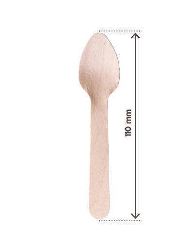 Casa della Carta - SB Cucchiaino Legno 110