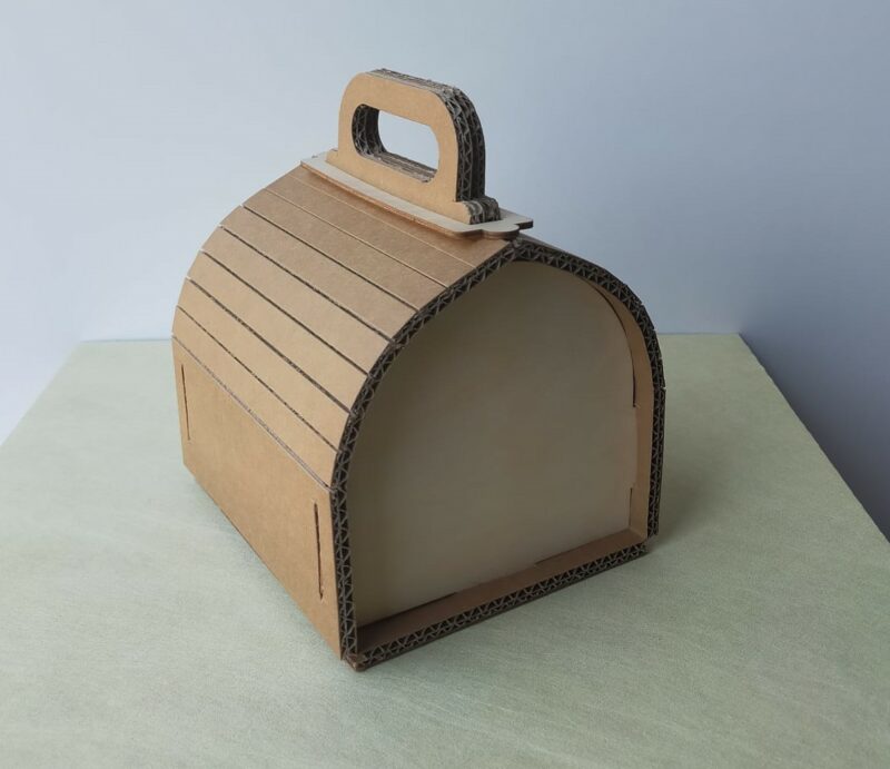 Casa della Carta - Scatola cartone/legno bauletto