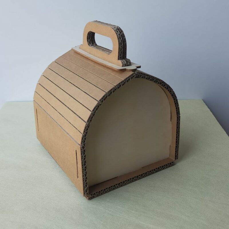 Casa della Carta - Scatola cartone/legno bauletto