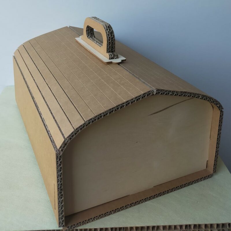 Casa della Carta - Scatola cartone/legno bauletto V006