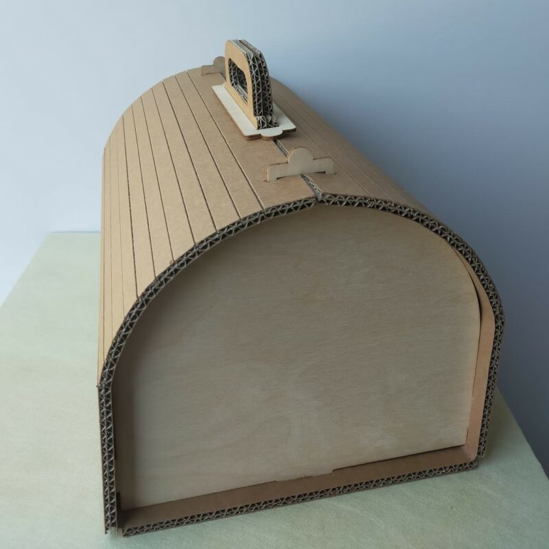 Casa della Carta - Scatola cartone/legno bauletto V007