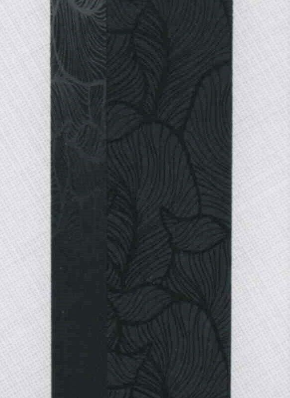 Casa della Carta - Scatole per bottiglia fantasia Foglia Nero art.V073
