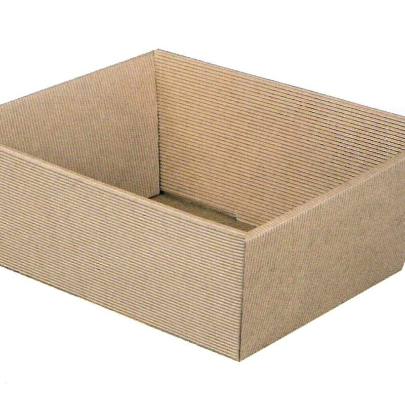 Casa della Carta - Cesta onda avana vassoi senza maniglia