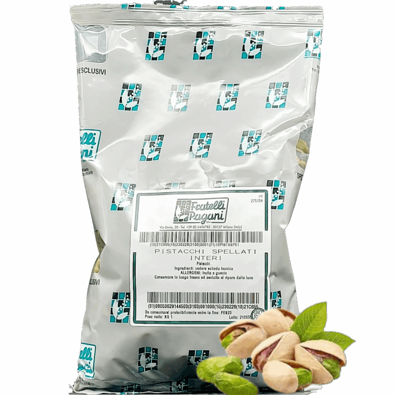 Casa della Carta - Pistacchi Spellati Interi Kg.1 Pagani