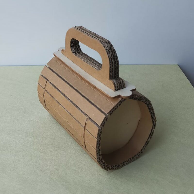 Casa della Carta - Scatola cartone/legno Round mini R02M