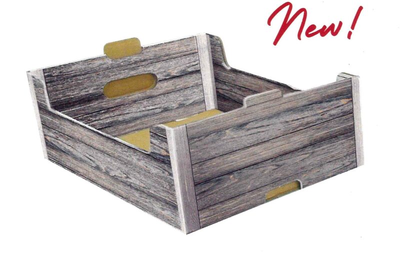 Casa della Carta - Cesta vintage wood art.v085