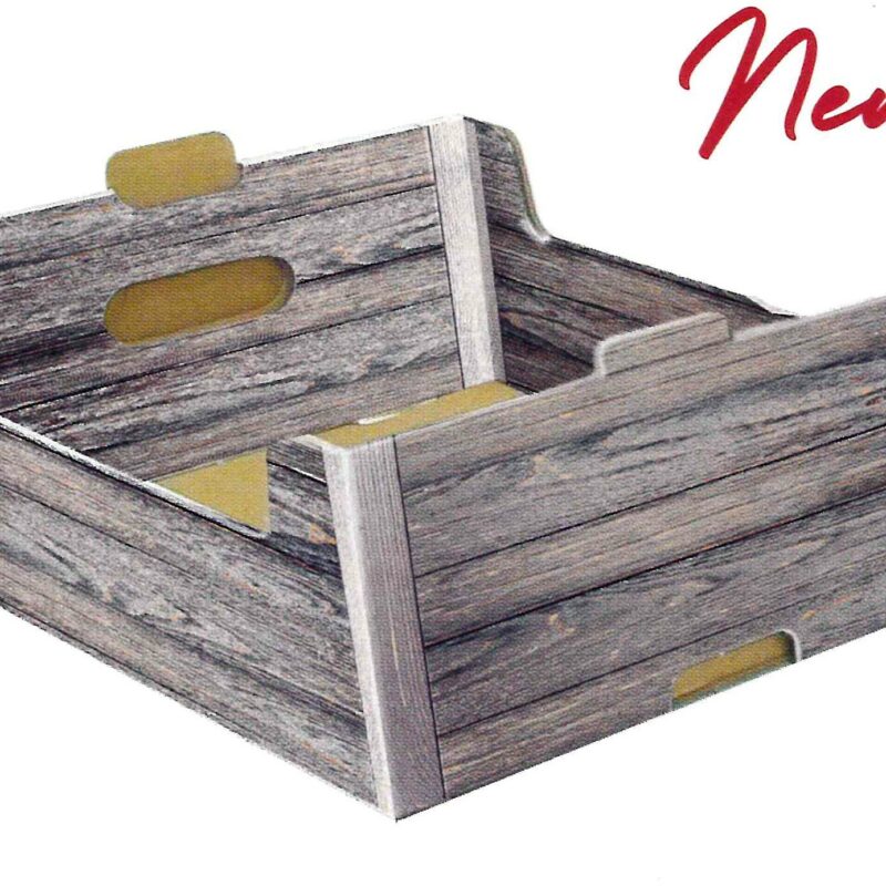 Casa della Carta - Cesta vintage wood art.v085